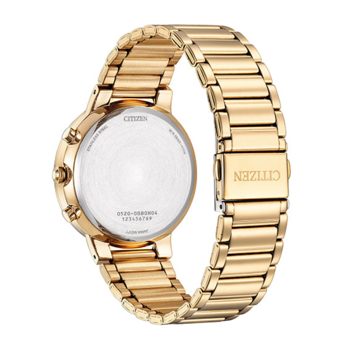 Citizen AN8223-54L Classic Quartz: Blue Dial Rose Gold Steel