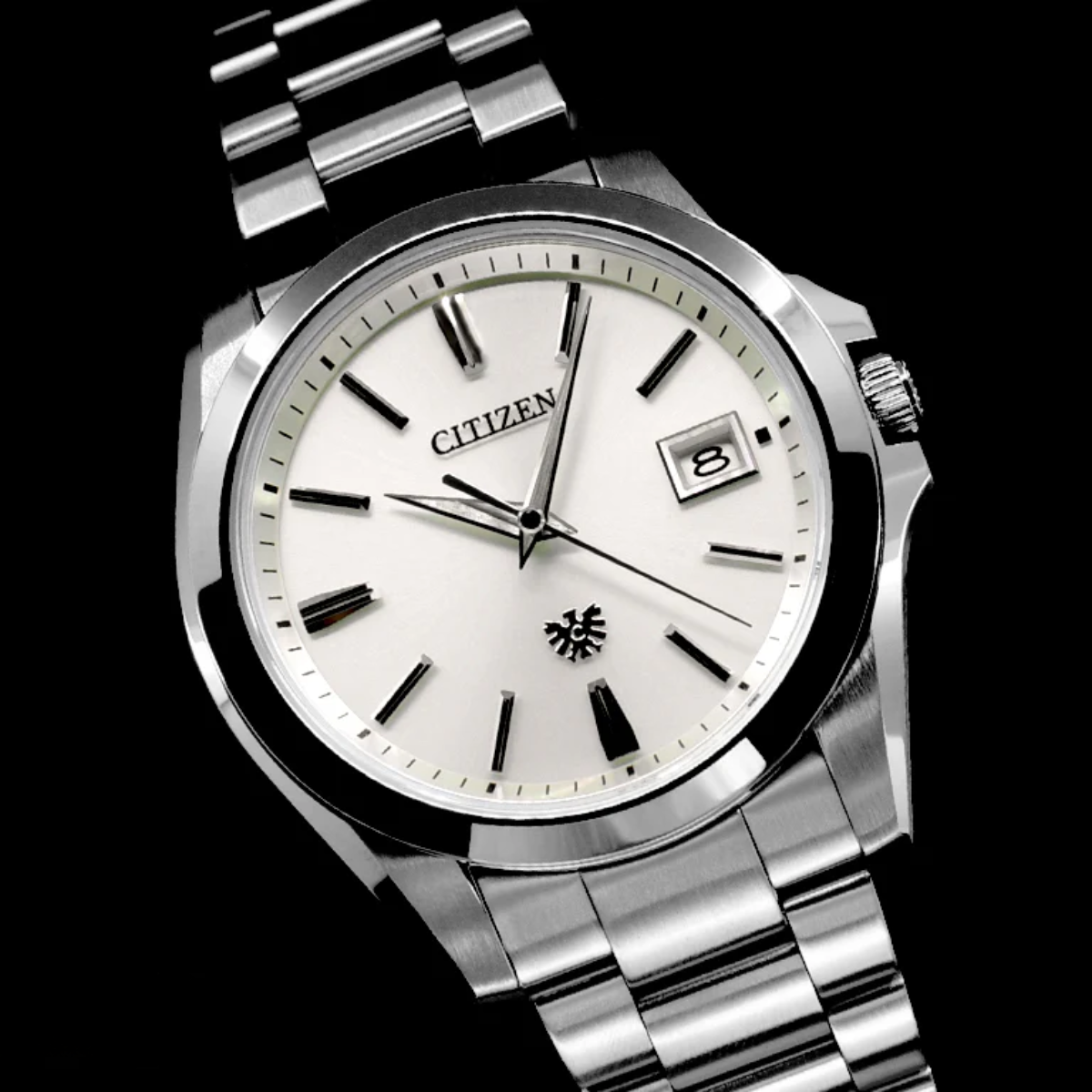 Citizen AQ4060-50A AQ4060 AQ4060-50 The Citizen Silver Dial Mens Dress Watch