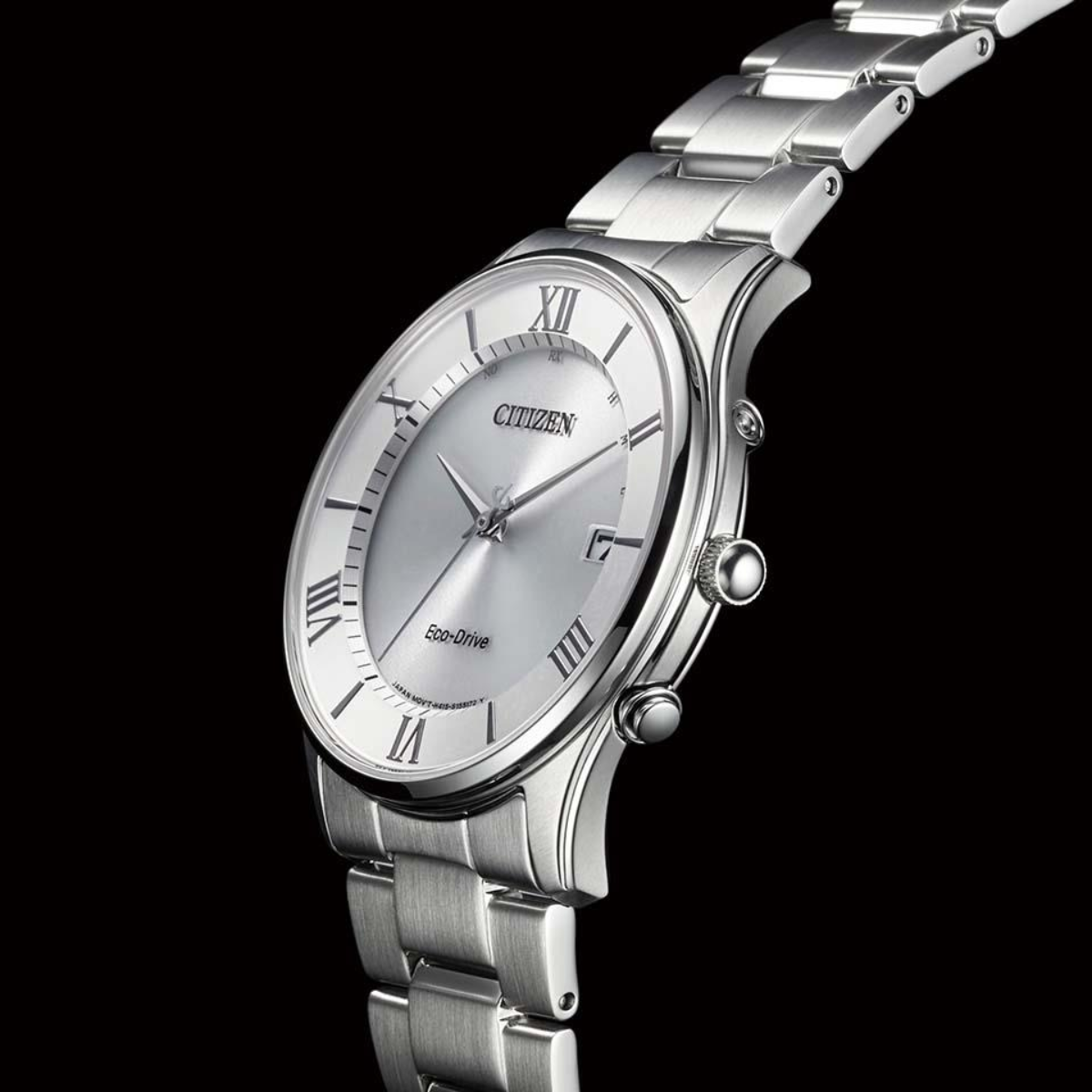 Citizen Collection AS1060-54A AS1060 AS1060-54 Eco-Drive White Dial Dress Watch
