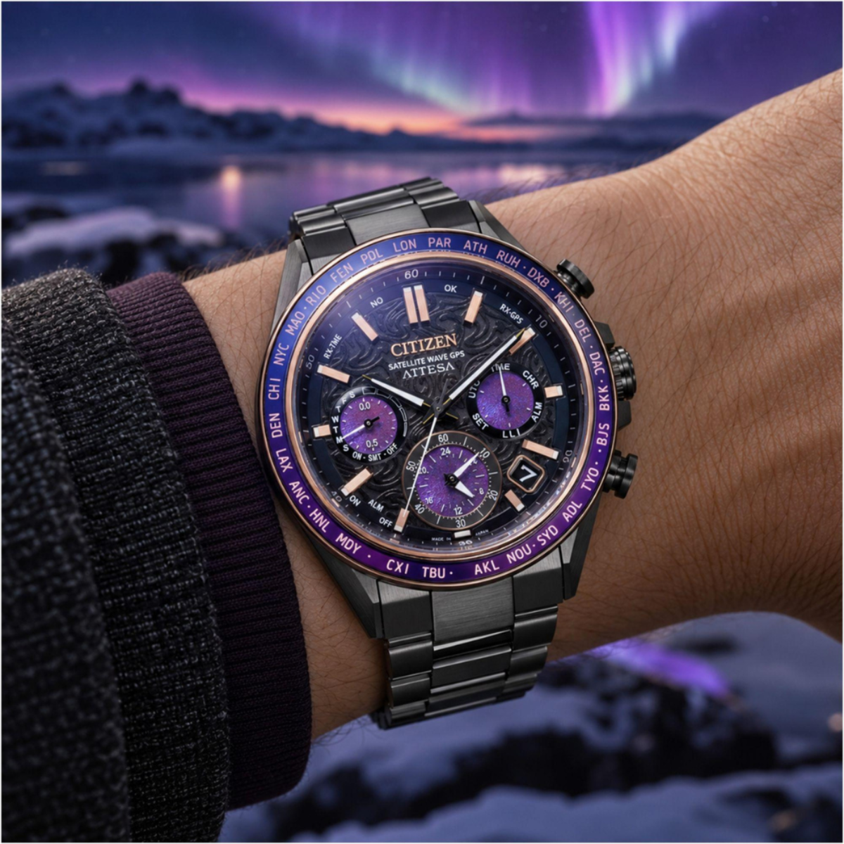Citizen Attesa Satellite Wave GPS Super Titanium Limited Edition Watch CC4085-81Z