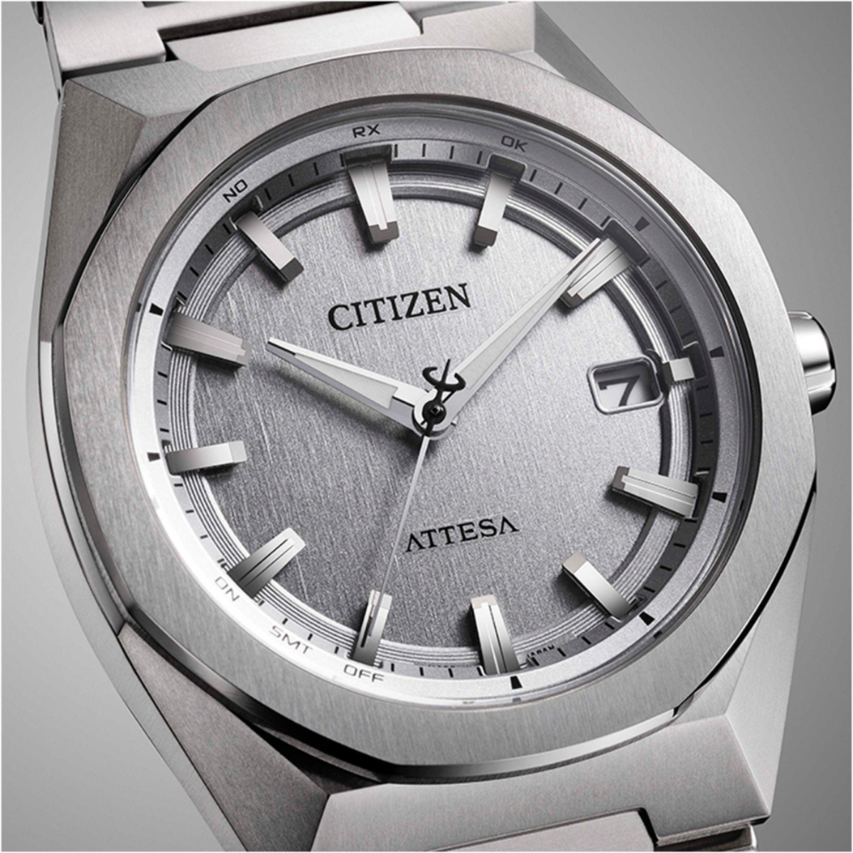 Citizen Attesa Silver Dial Super Titanium Watch CB3040-56H