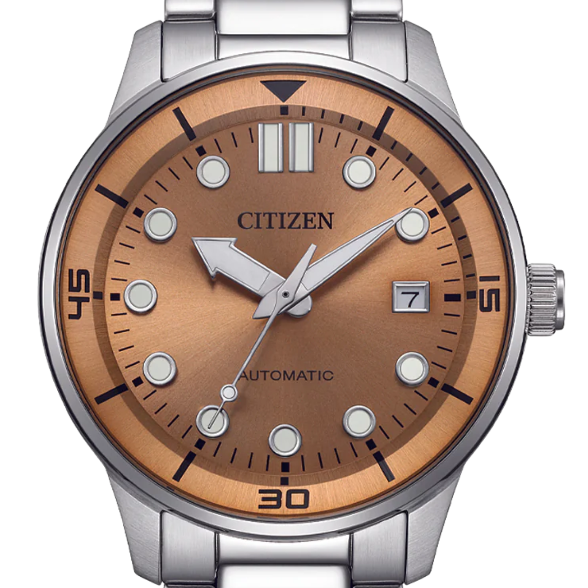 Citizen NJ0191-83X 40MM Automatic Brown Dial Watch