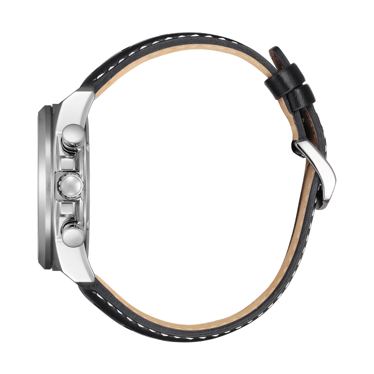 Citizen CA4640-09A Eco-Drive Chronograph: Sporty White Leather
