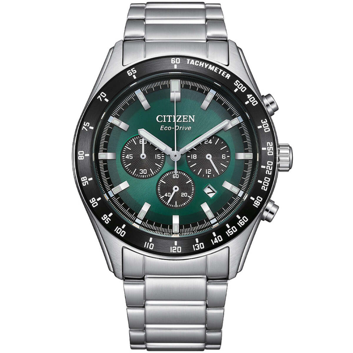 Citizen Eco-Drive CA4674-58X Green Dial Chronograph Men's Watch