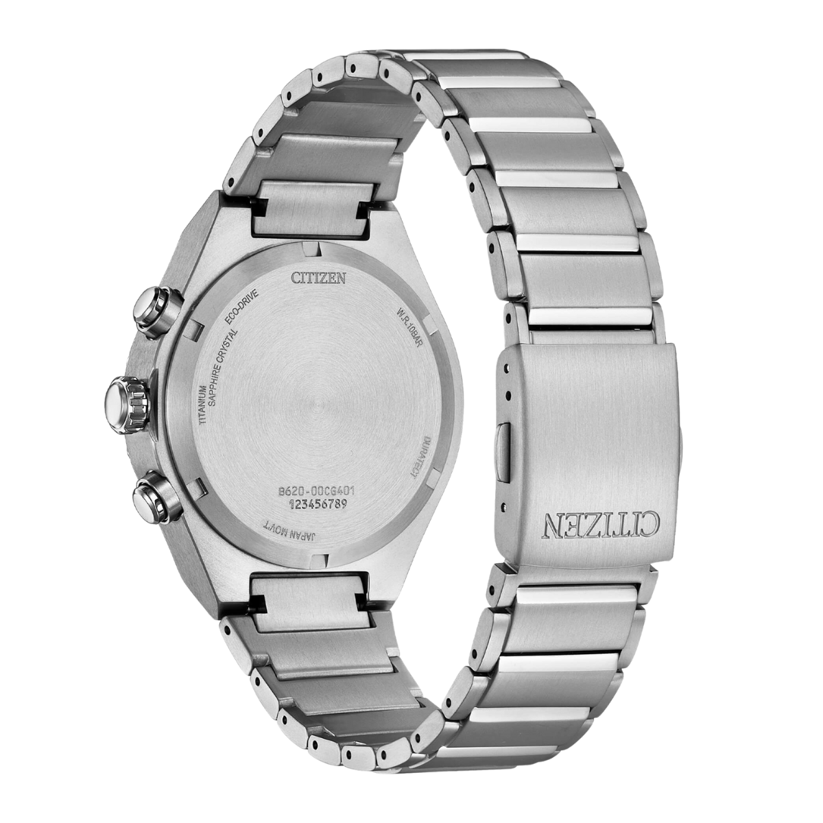 Citizen CA4690-51A CA4690 Zenshin Senkei Eco-Drive Super Titanium White Dial Watch