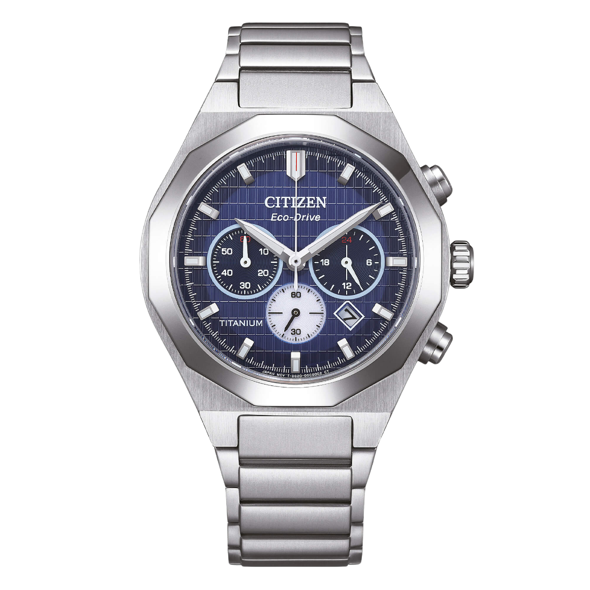 Citizen CA4691-59L CA4691 Zenshin Senkei Eco-Drive Super Titanium Blue Dial Watch