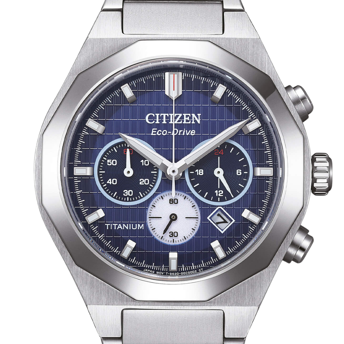 Citizen CA4691-59L CA4691 Zenshin Senkei Eco-Drive Super Titanium Blue Dial Watch