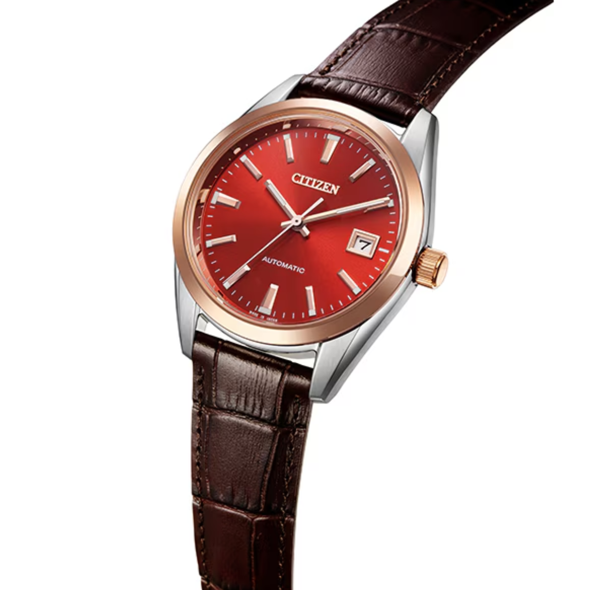 Citizen NB1055-04W: Vibrant Automatic Dress Watch in Red