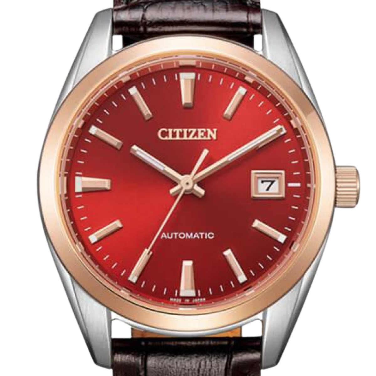 Citizen NB1055-04W: Vibrant Automatic Dress Watch in Red