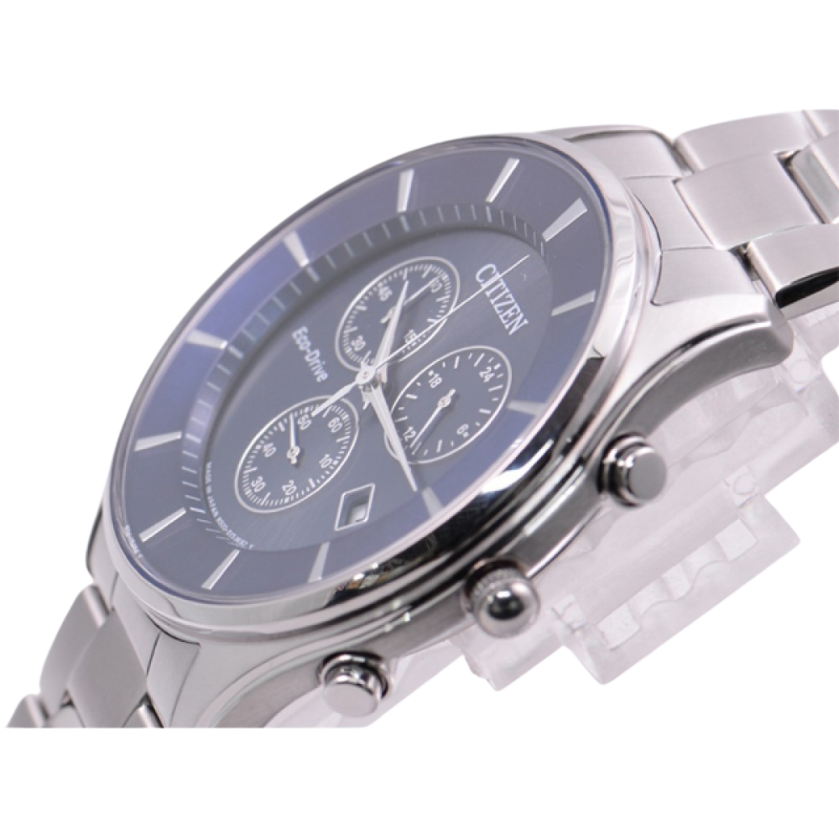 Citizen Collection AT2360-59L AT2360 AT2360-59 Eco-Drive Blue Dial Chronograph Watch