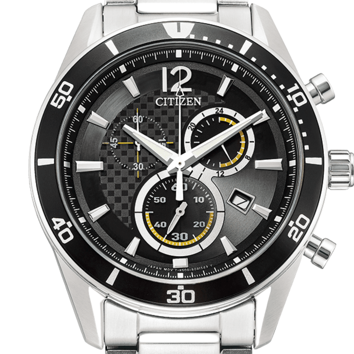 Citizen VO10-6742F Collection Alterna Eco-Drive Chronograph Black Dial Mens Watch