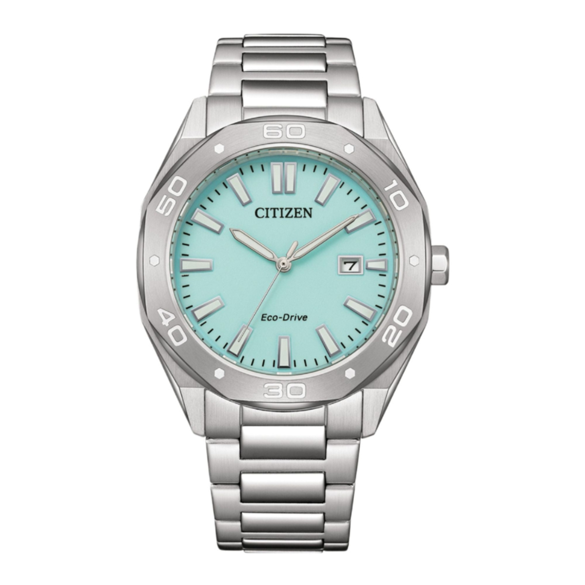 Citizen Eco-Drive BM7631-87M | Hexagon Blue Dial Men's Watch