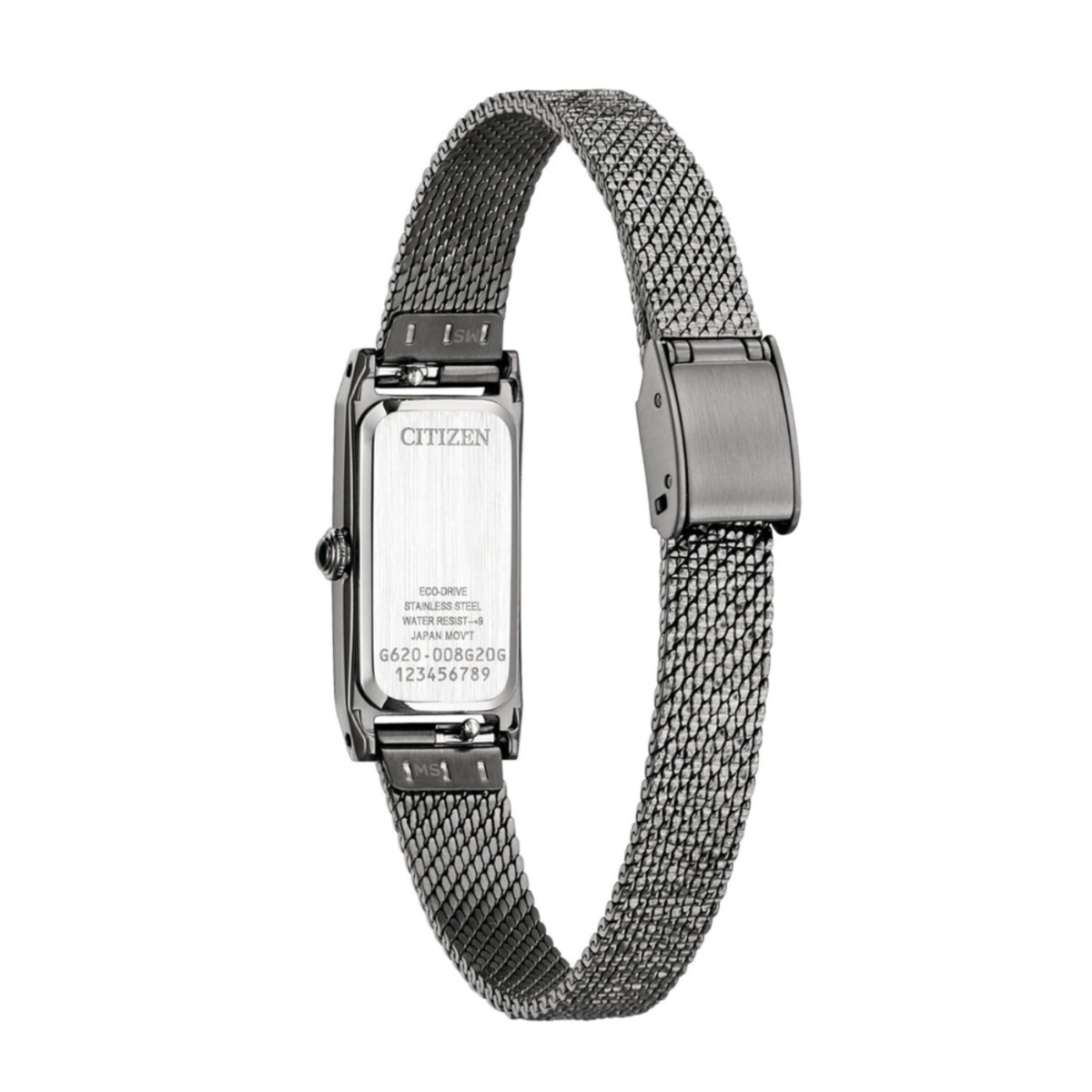 Citizen Eco-Drive Rectangular Mesh Limited Edition Women's Watch EG7049-53Y
