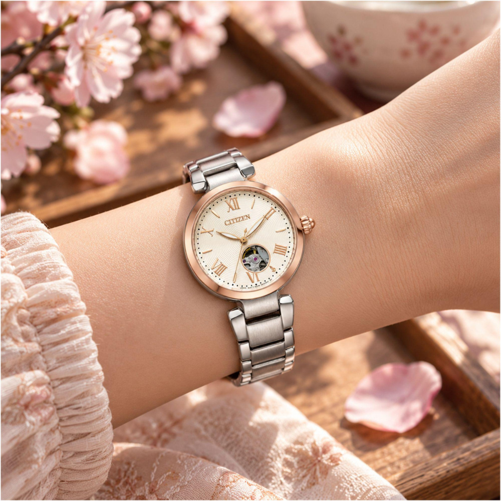Citizen General Open-Heart Automatic Women's Watch PR1054-67A