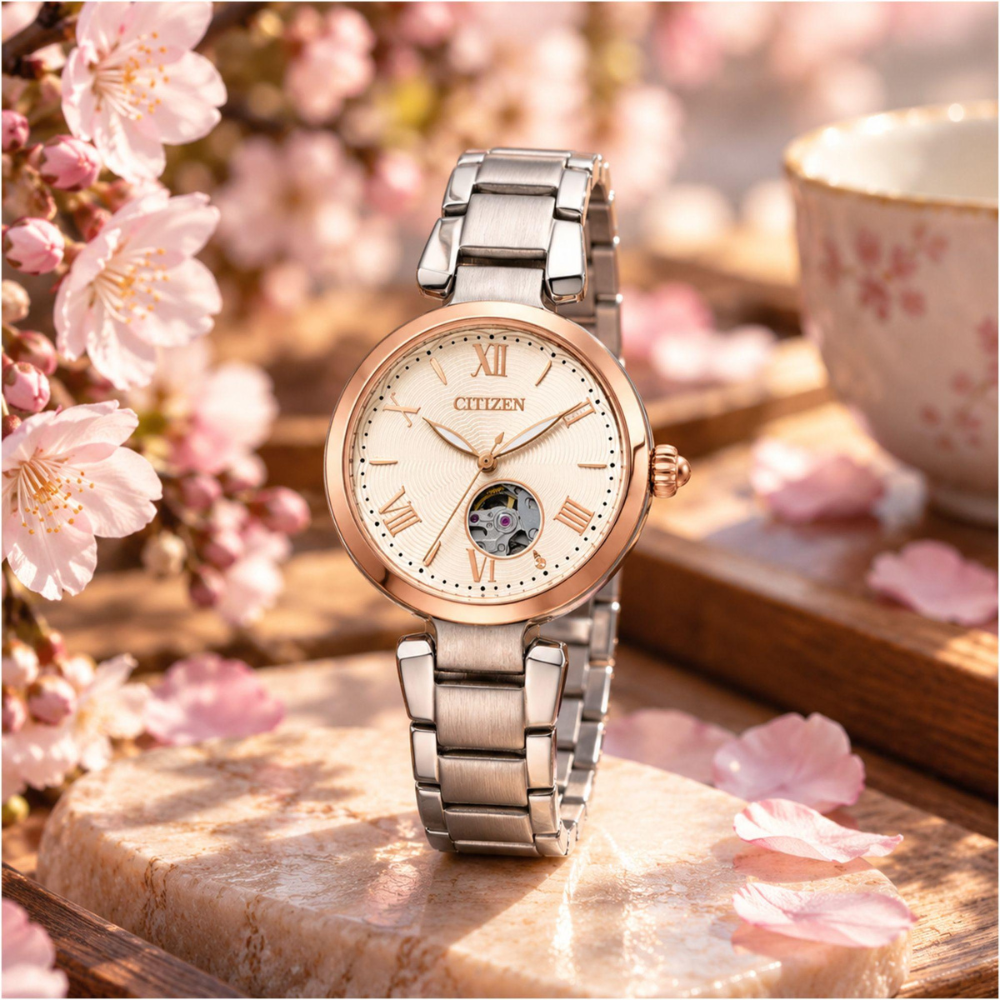 Citizen General Open-Heart Automatic Women's Watch PR1054-67A