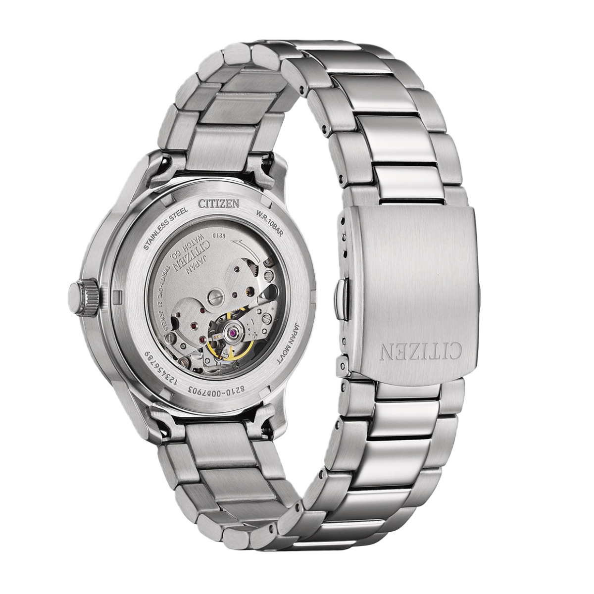 Citizen NJ0191-83A 40MM Automatic White Dial Watch