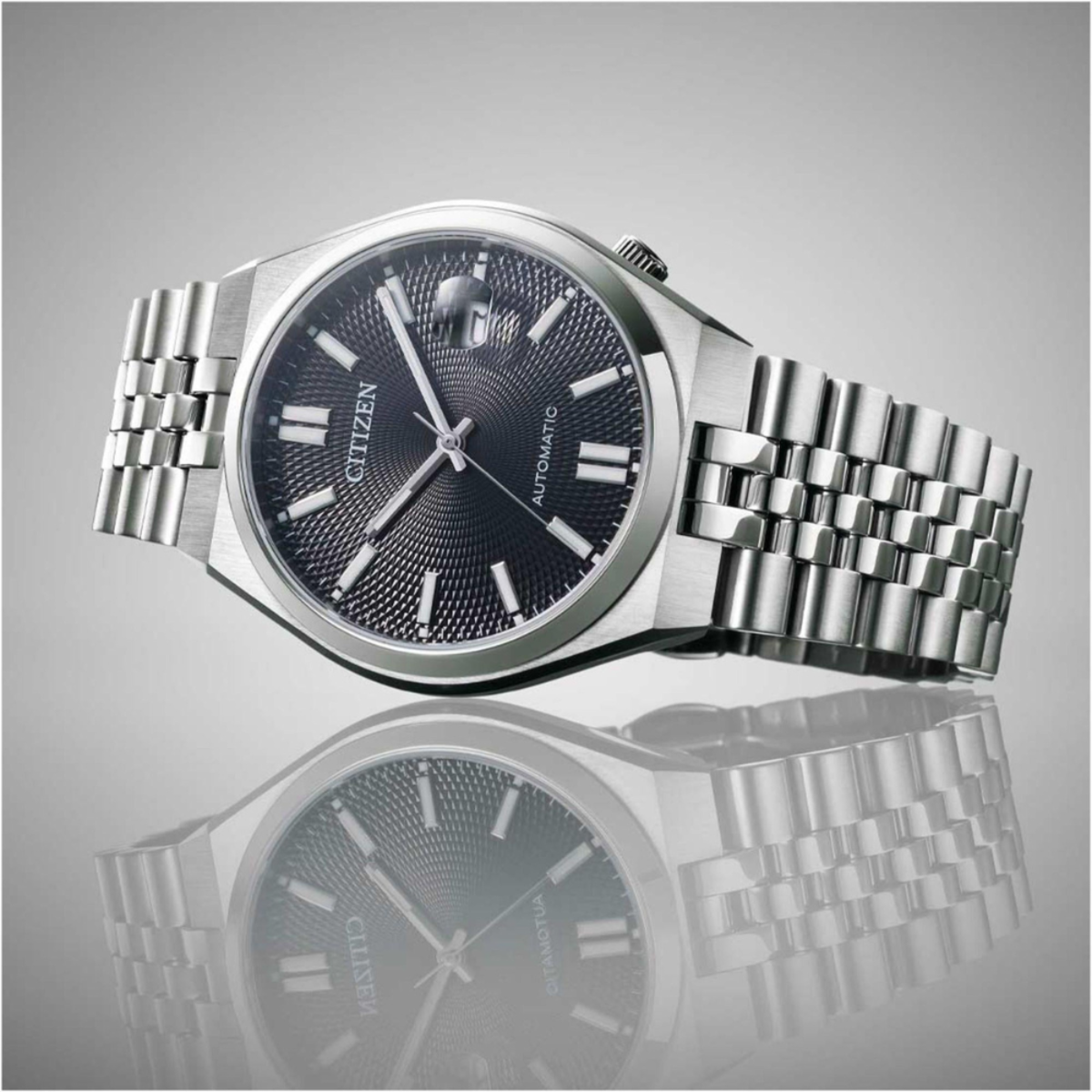 Citizen Mini Tsuyosa 60 Black Dial Watch NK0030-51E