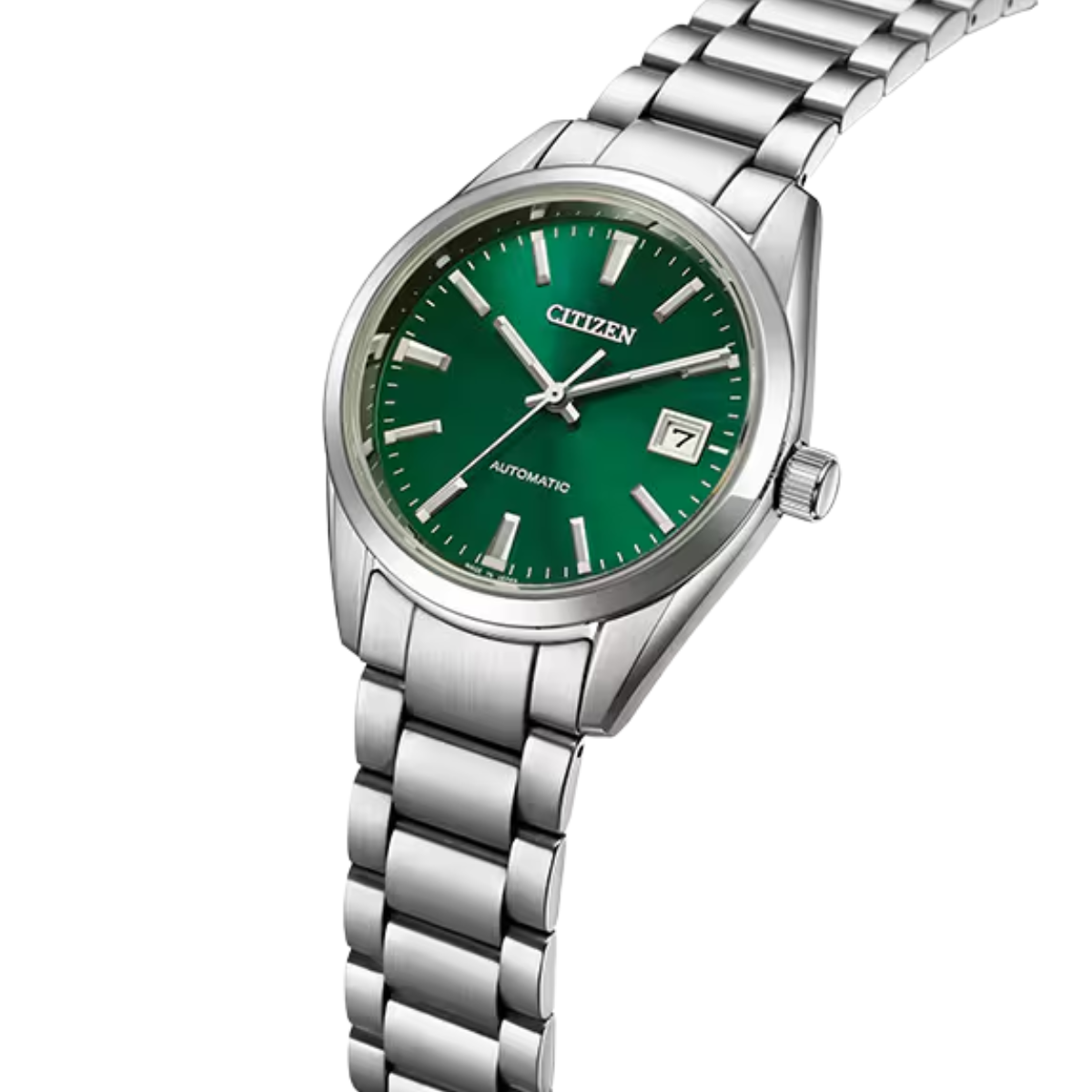 Citizen NB1051-56W: Timeless Automatic Dress Watch with Green Dial