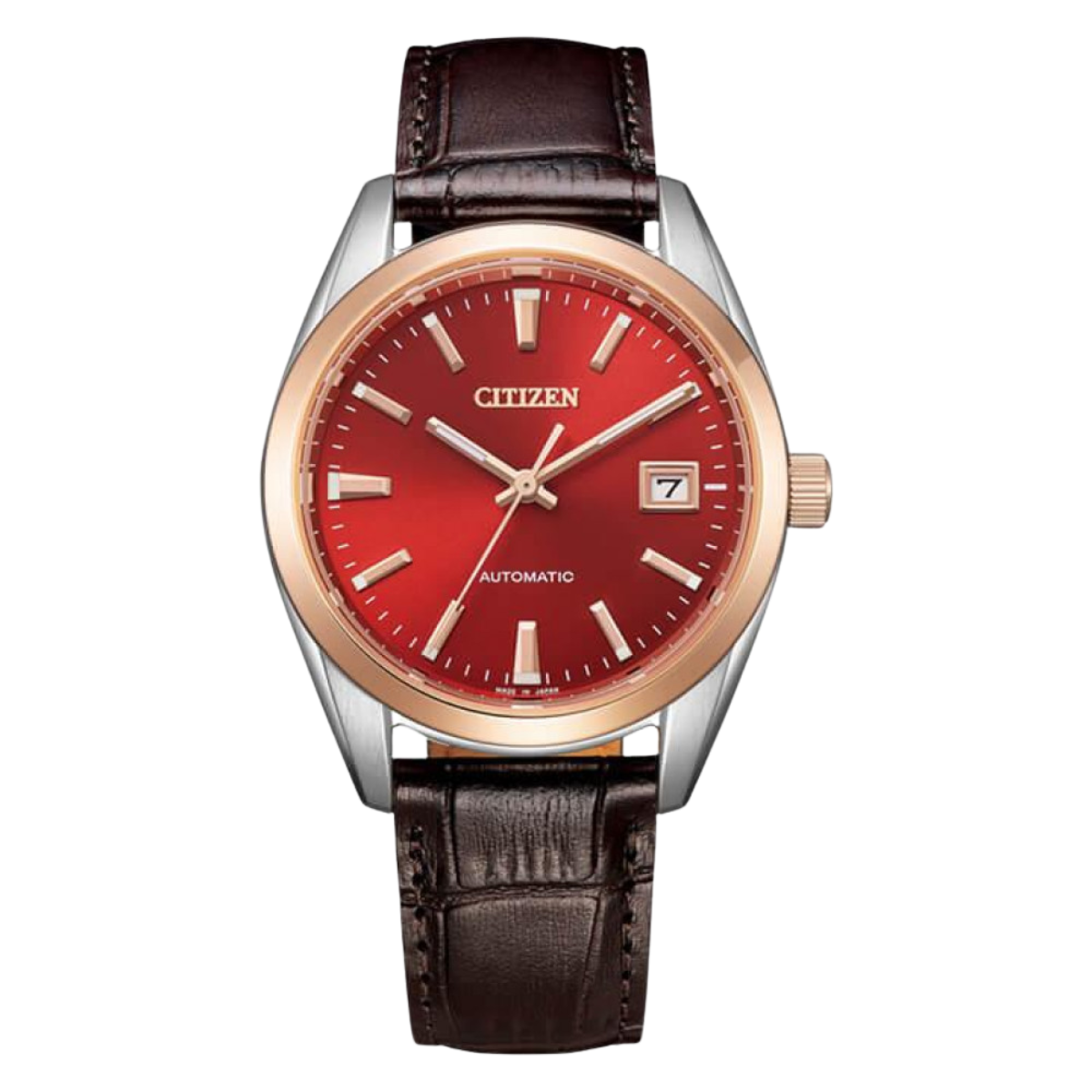 Citizen NB1055-04W: Vibrant Automatic Dress Watch in Red
