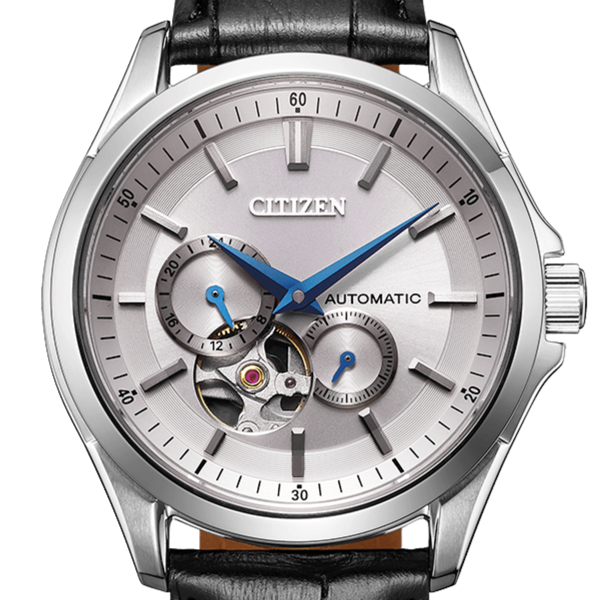 Citizen NP1011-08A Collection Classic Automatic Open Heart Watch