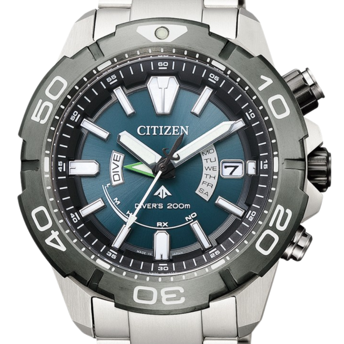 Citizen Promaster AS7145-69L AS7145 AS7145-69 Marine Eco-Drive Blue Dial Titanium Watch