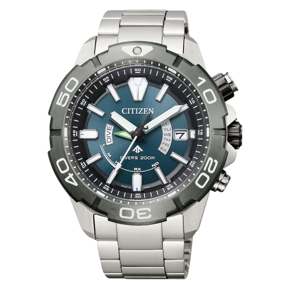 Citizen Promaster AS7145-69L AS7145 AS7145-69 Marine Eco-Drive Blue Dial Titanium Watch
