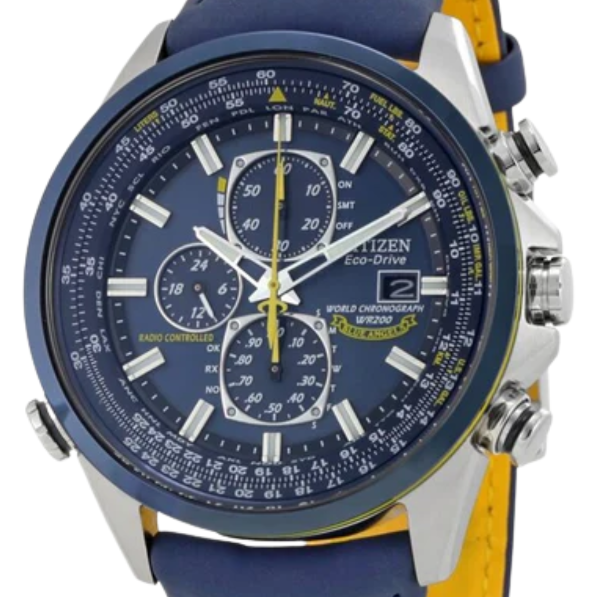 Citizen Promaster AT8020-03L AT8020 " Blue Angel" Chronograph Eco-Drive Mens Watch
