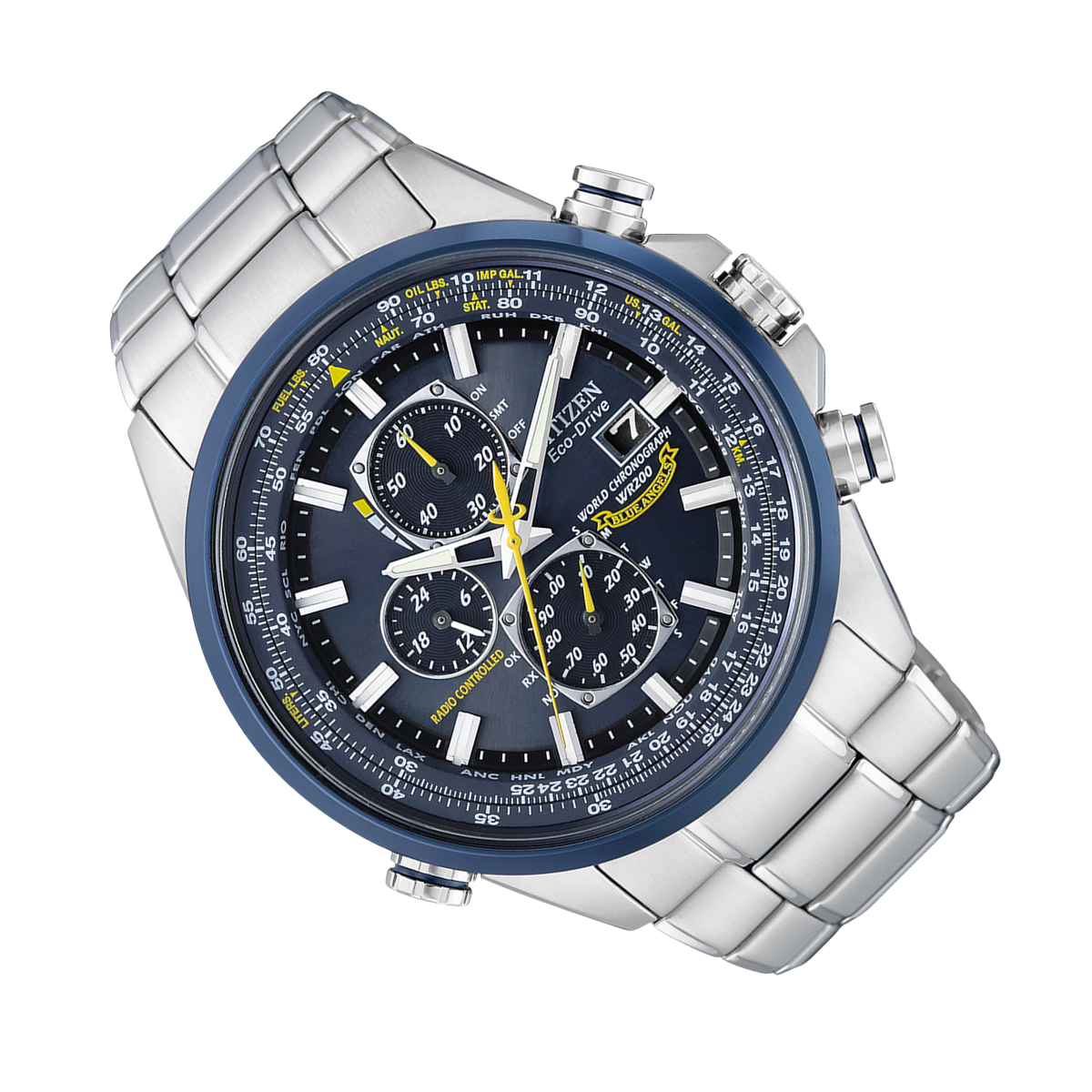 Citizen Promaster AT8020-54L AT8020 Skyhawk " Blue Angel" Chronograph Eco-Drive Watch