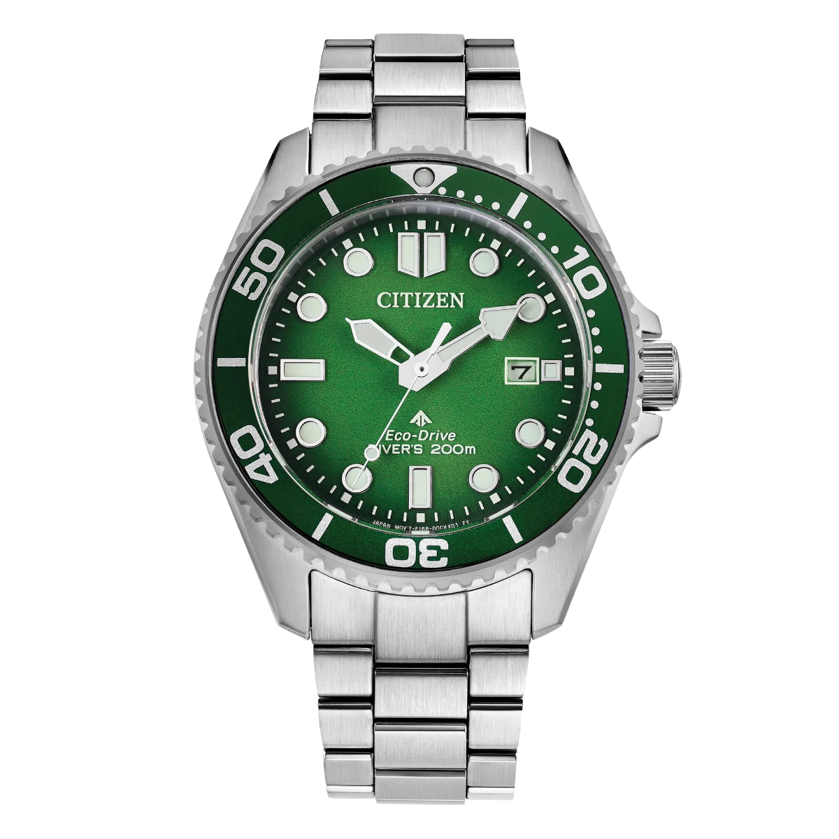 Citizen Promaster BN0269-50W BN0269 Marine Eco-Drive Green Dial Divers 200m Watch