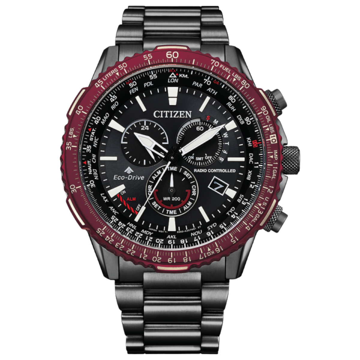 Citizen Promaster CB5009-55E CB5009 SKY Chronograph Black Dial Eco-Drive Watch