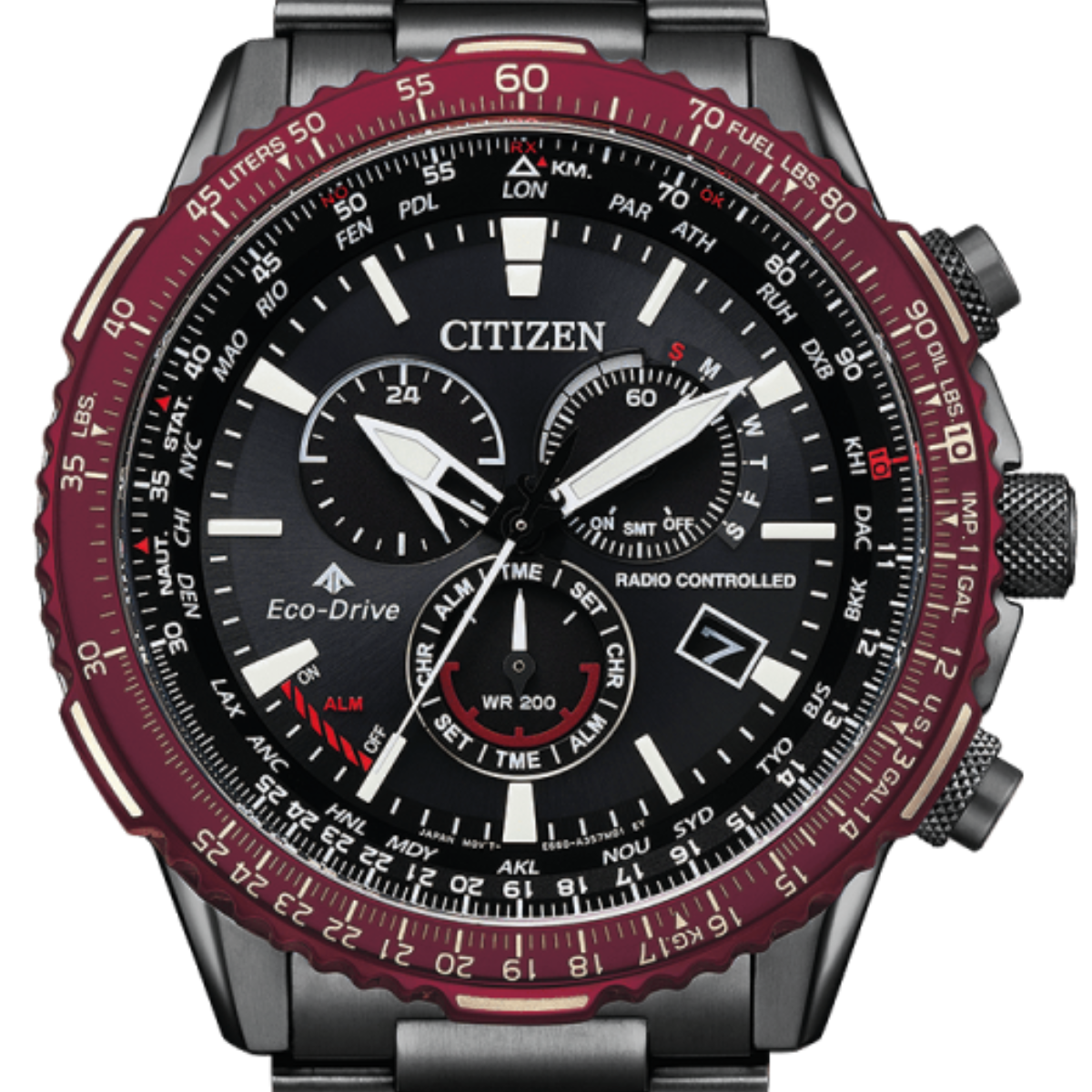 Citizen Promaster CB5009-55E CB5009 SKY Chronograph Black Dial Eco-Drive Watch