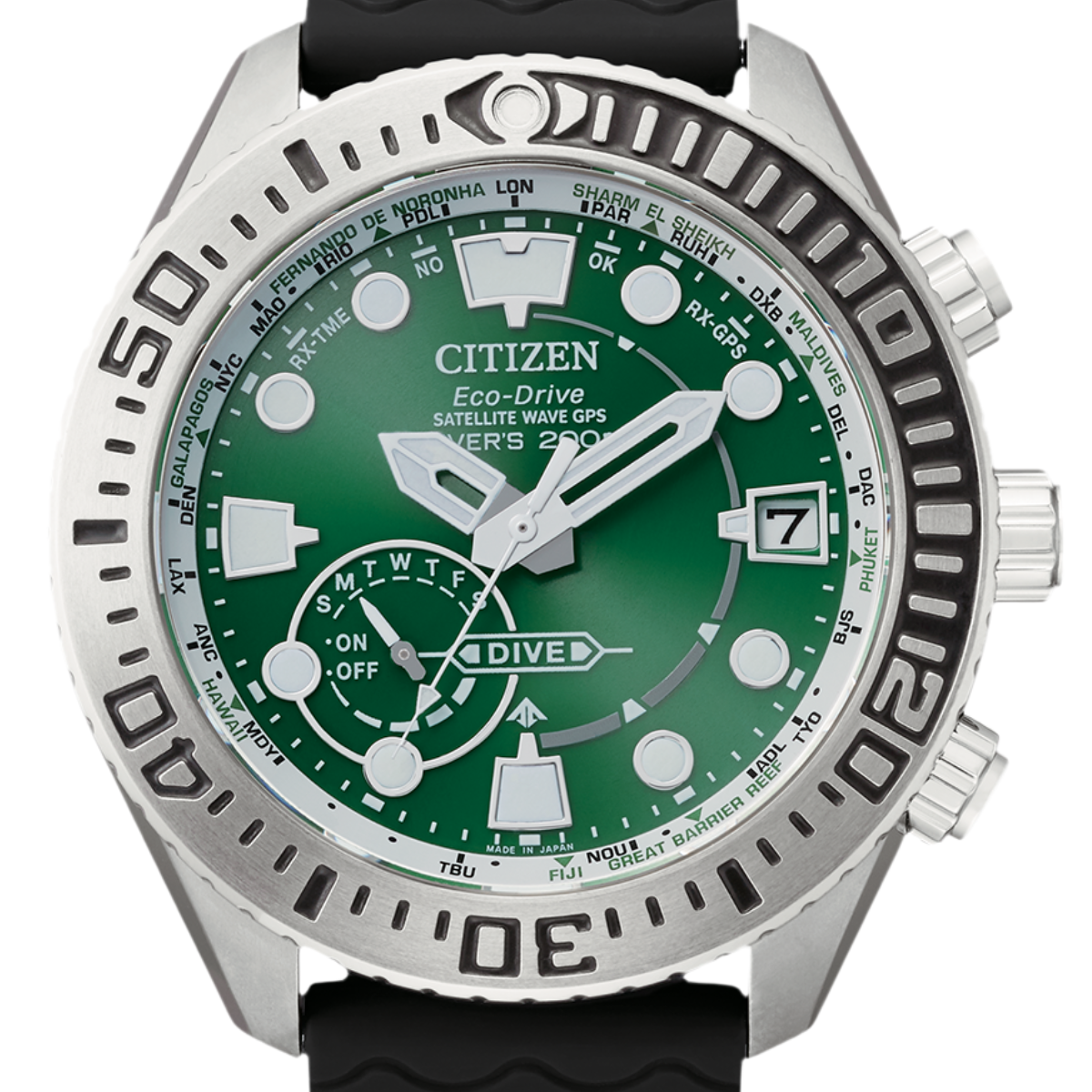 Citizen Promaster CC5001-00W CC5001 Eco-Drive Satellite Wave GPS Divers Watch
