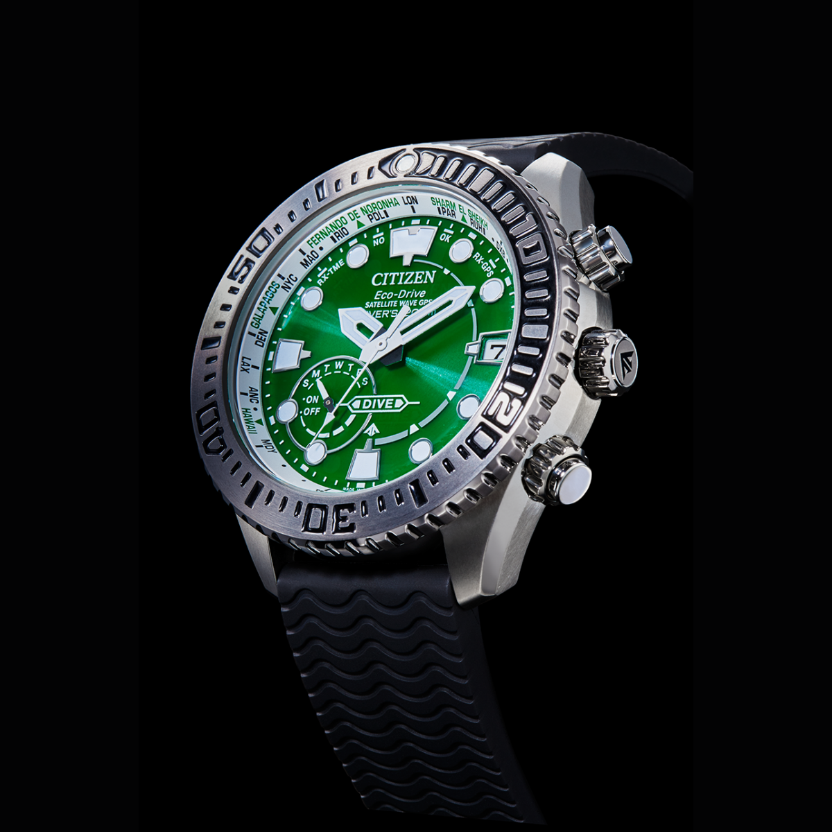 Citizen Promaster CC5001-00W CC5001 Eco-Drive Satellite Wave GPS Divers Watch