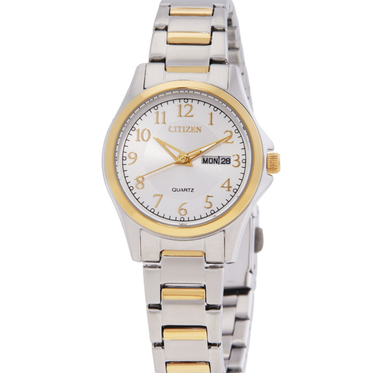 Citizen Quartz EQ0614-52B Women’s Two-Tone Day-Date Watch