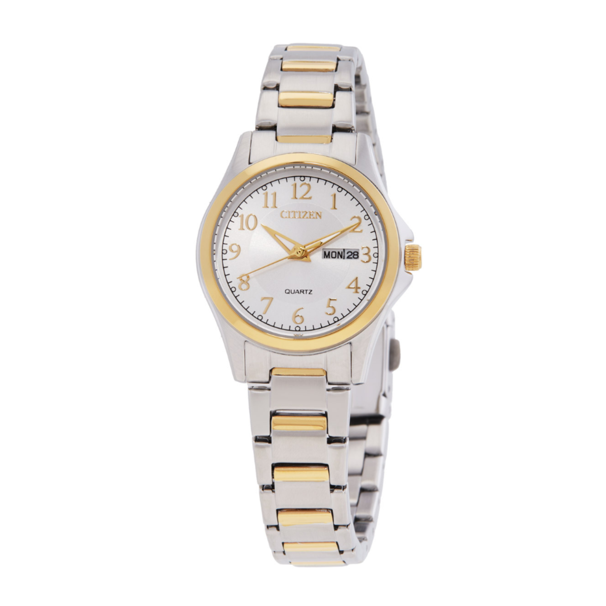 Citizen Quartz EQ0614-52B Women’s Two-Tone Day-Date Watch