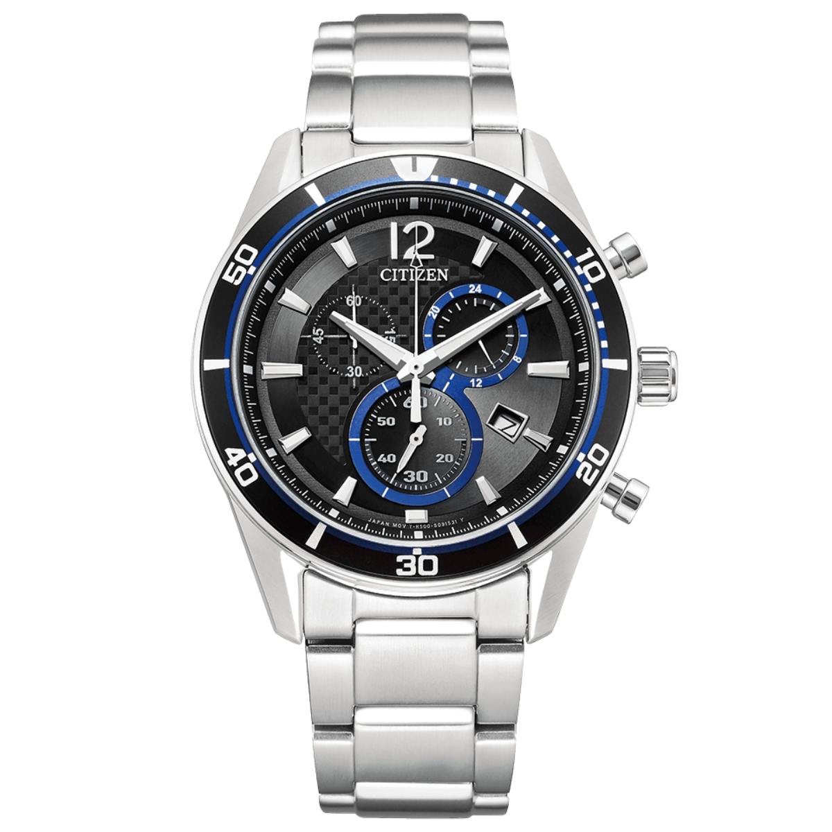 Citizen VO10-6741F Collection Alterna Eco-Drive Chronograph Black Dial Mens Watch