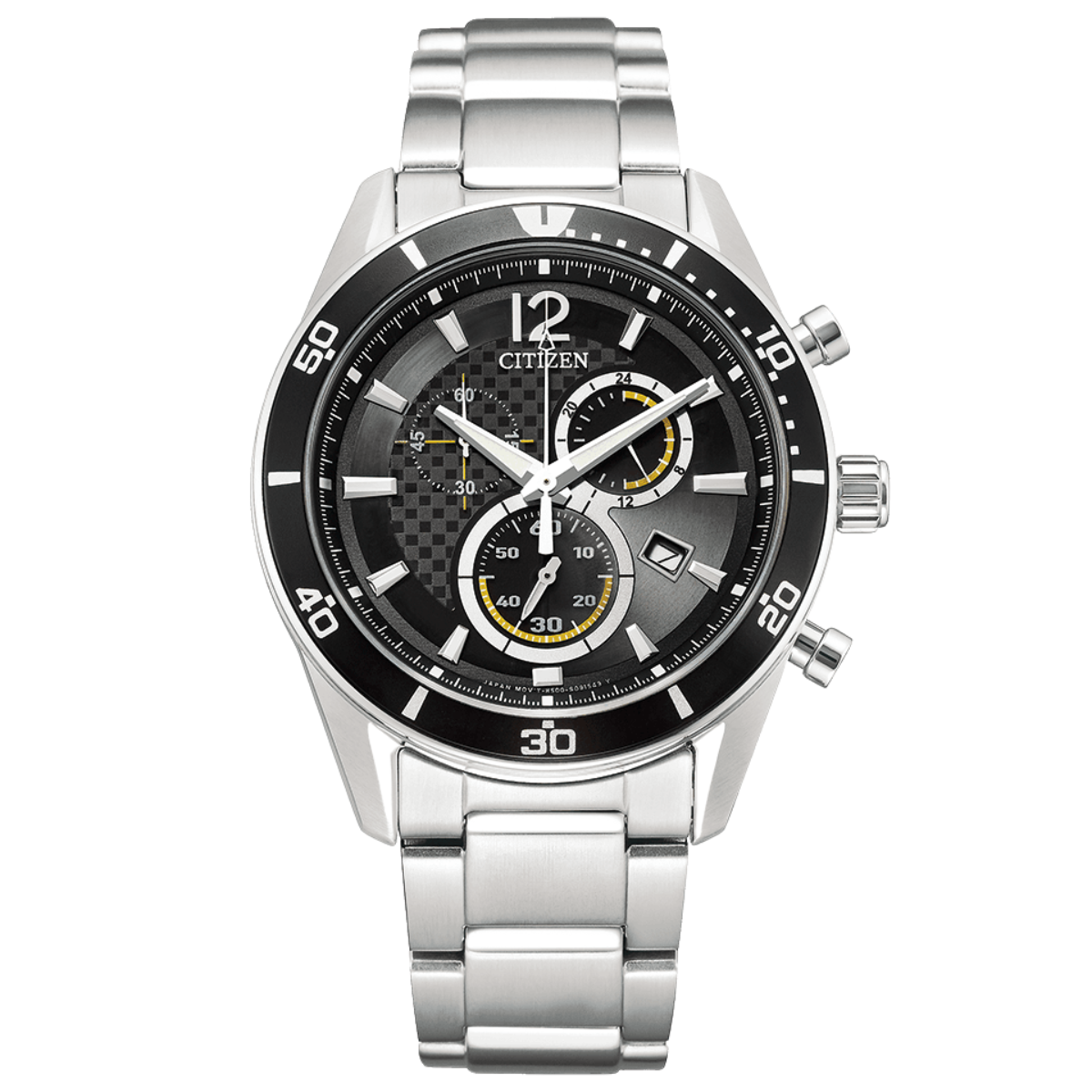 Citizen VO10-6742F Collection Alterna Eco-Drive Chronograph Black Dial Mens Watch
