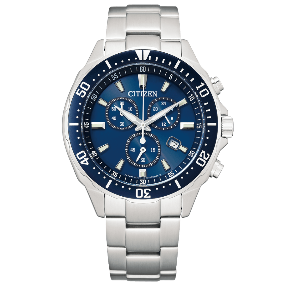Citizen VO10-6772F Collection Alterna Eco-Drive Chronograph Blue Dial Mens Watch