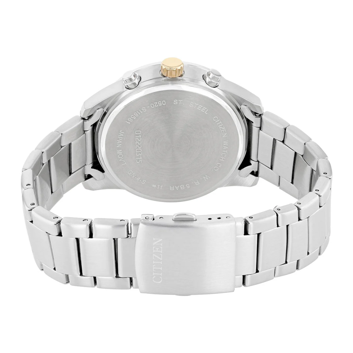 Citizen AN8168-51H Quartz Chronograph: Sporty Black Dial Steel