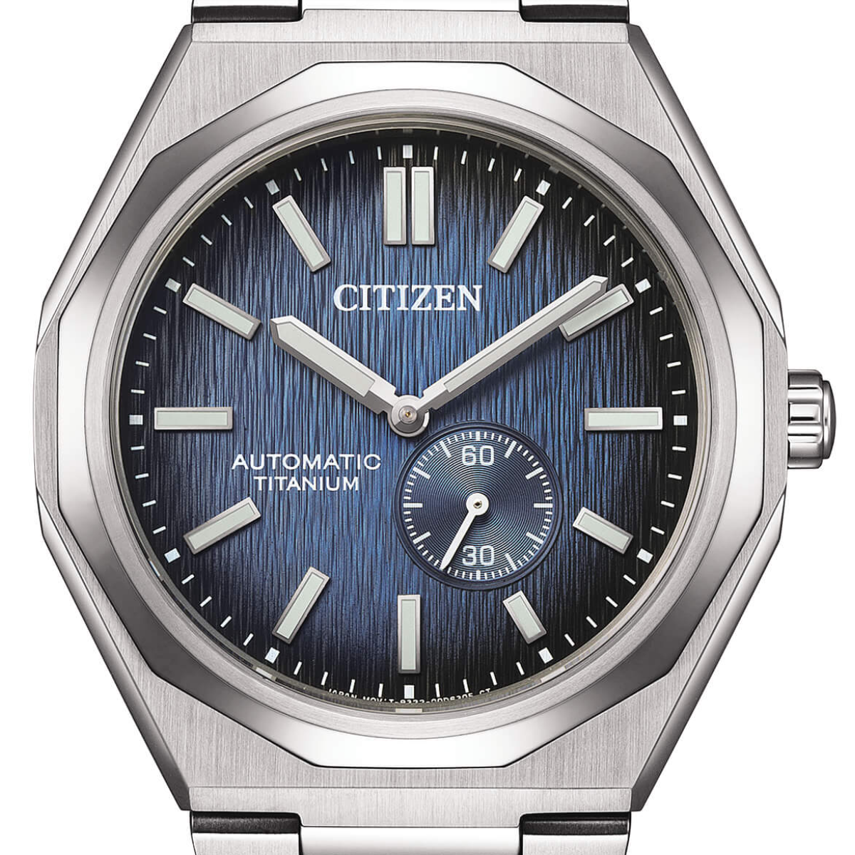 Citizen Zenshin 60 NK5020-58M Mechanical Super Titanium Dark Blue Dial 40MM Watch