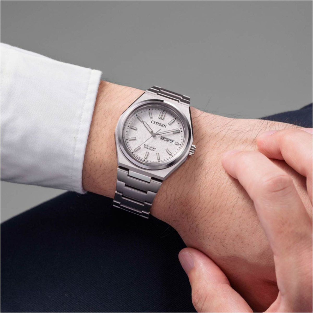 Citizen Zenshin Eco-Drive AW0130-85A Super Titanium Watch