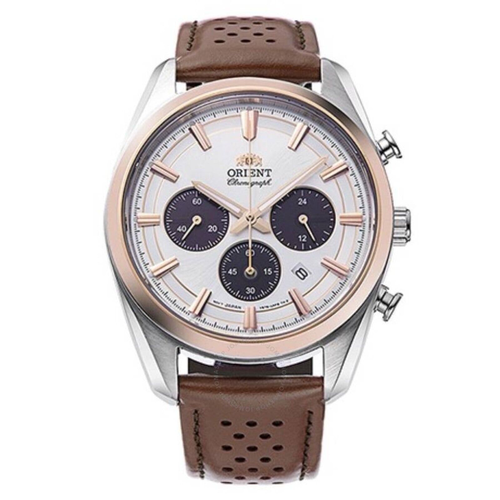 Orient Contemporary Chronograph White Dial Men's RA-TX0306S
