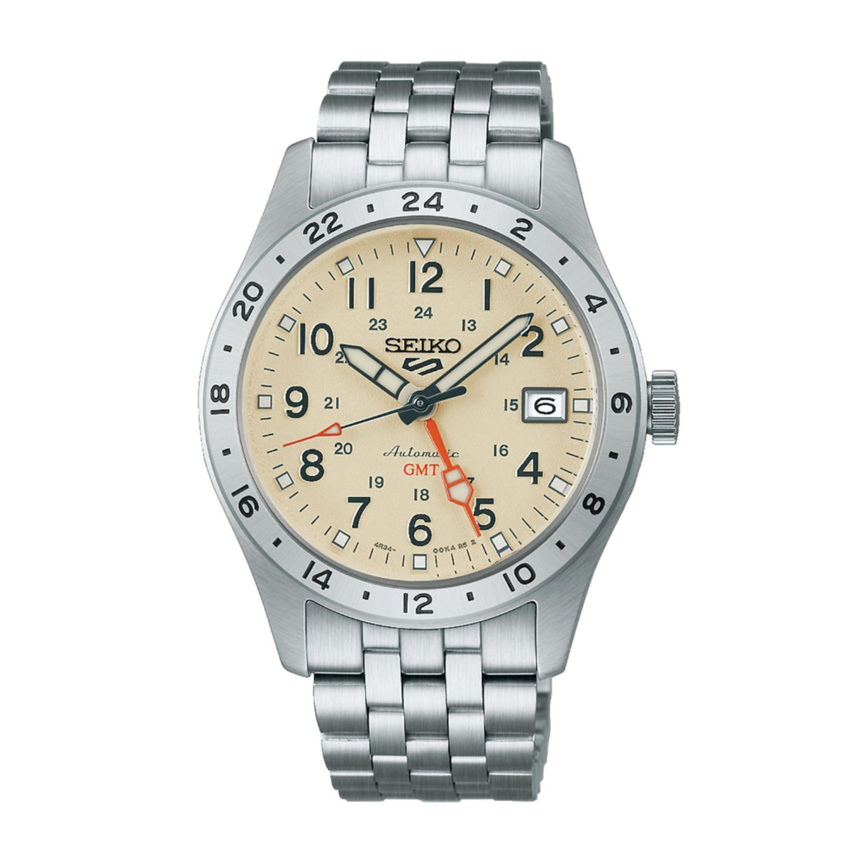 Seiko 5 Sports Field GMT Desert Sand Watch HDB002K1