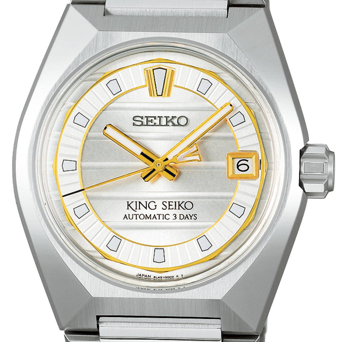 King Seiko VANAC SLA087J1 SLA087 SLA087J Tokyo Sunrise Silver Dial Watch