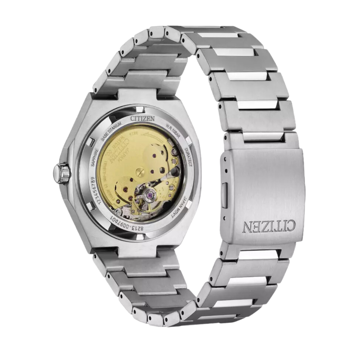 Citizen NJ0180-80H NJ0180-80 Series Super Titanium Zenshin Tsuyosa Gray Dial Mens Watch