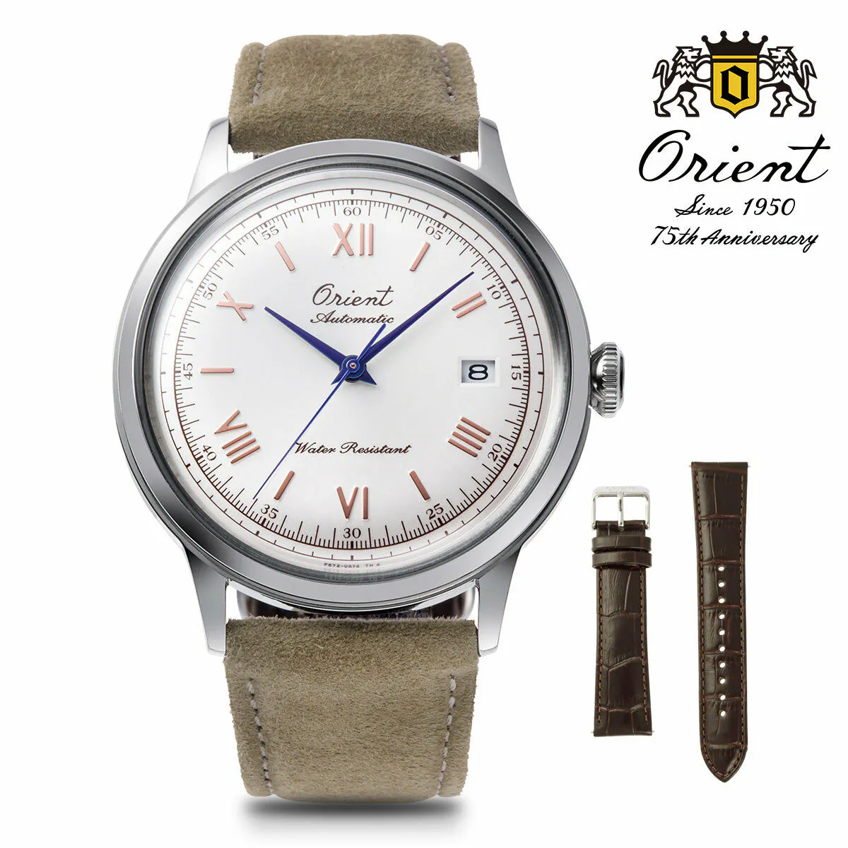 Orient RA-AC0027S Bambino V2 40.5mm 75th Anniversary Limited Edition Mens Watch