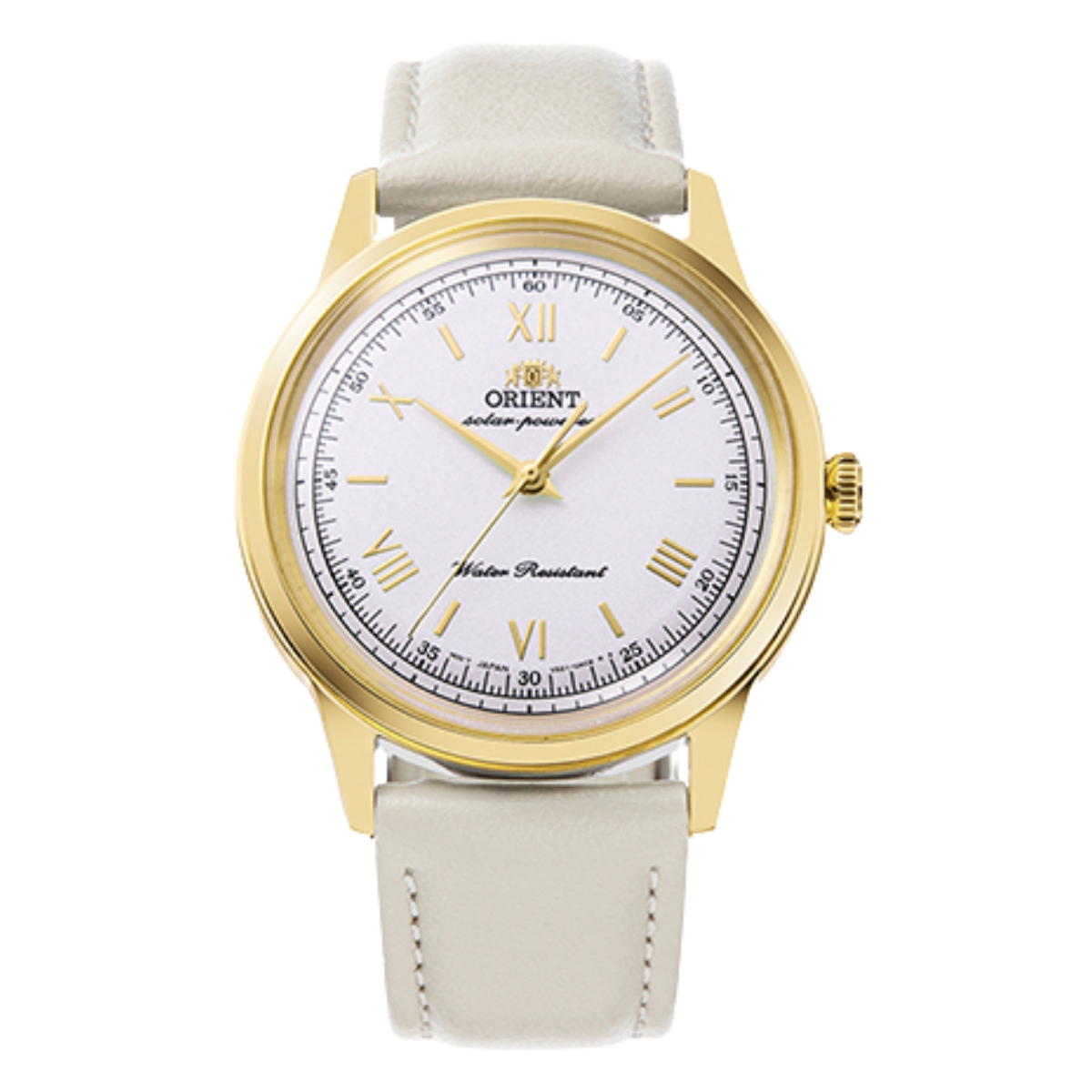 Orient Bambino RA-WK0001S 38MM White Dial Quartz Leather Classic Watch