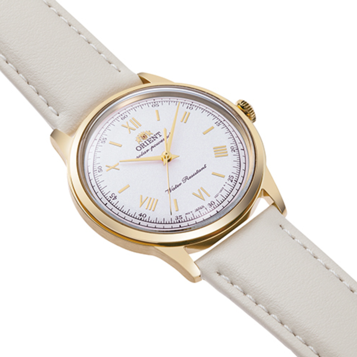 Orient Bambino RA-WK0001S 38MM White Dial Quartz Leather Classic Watch