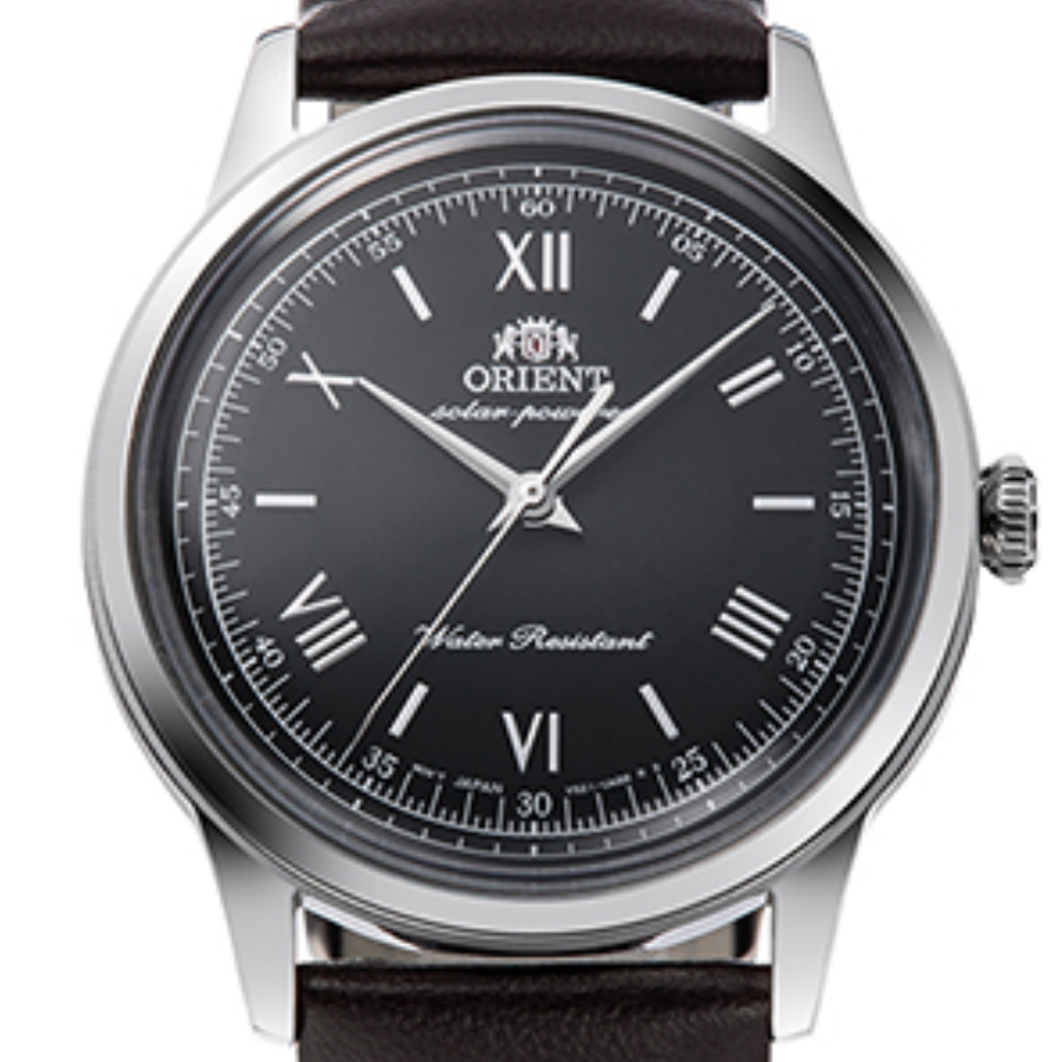 Orient Bambino RA-WK0004L 38MM Black Dial Quartz Leather Classic Watch