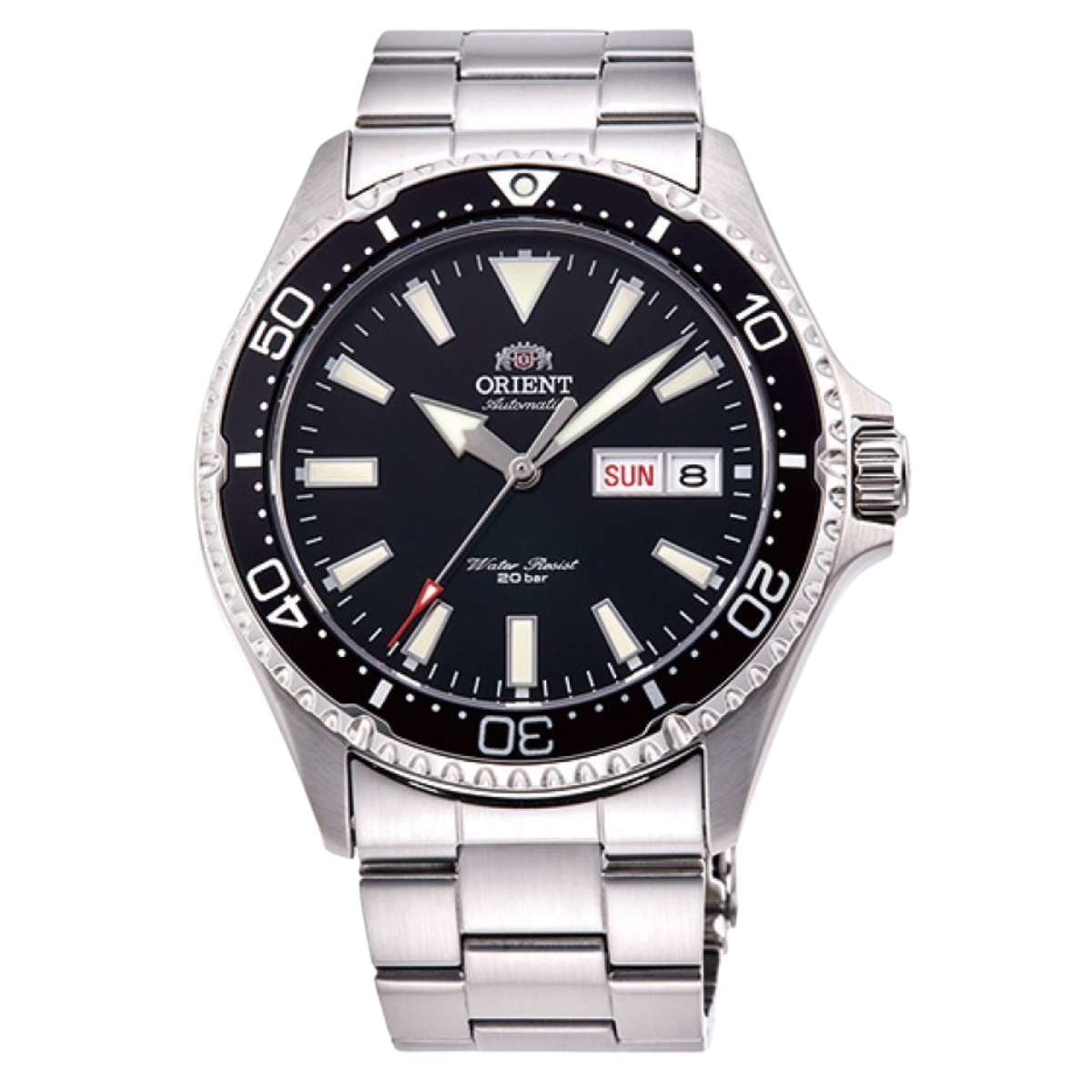 Orient Mako 3 Sports RN-AA0001B Automatic Black Dial Divers 200m Mens Watch